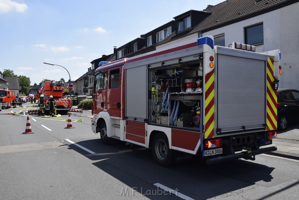 Feuer 1 Koeln Porz Grengel Waldstr P003.JPG - Miklos Laubert